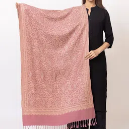 PASHGIRI Women Floral Embroidered Shawl-picture-23