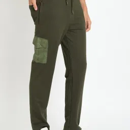Club York Dark Olive Regular Fit Trackpants image 3
