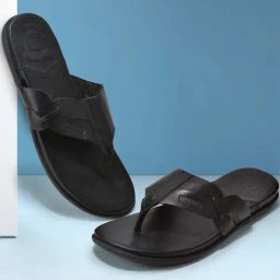 Woodland Men's Black Thong Sandals-picture-23