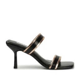 Elle Women's Black Casual Stilettos image 3