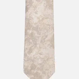 Allen Solly Beige Polyester Printed Tie & Pocket Square image 3