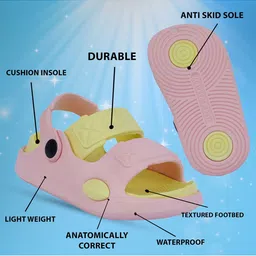 LNG Lifestyle Unisex Kids Rubber Sliders image 2