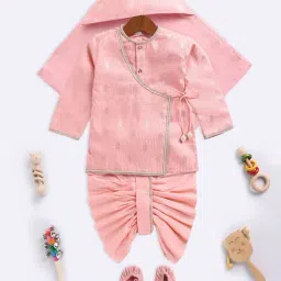 VASTRAMAY Boys Beige Embroidery ClothingSets-picture-23