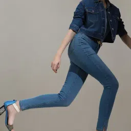 Vero Moda Blue Skinny Fit Mid Rise Jeans-picture-42