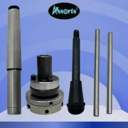 Assorts Tailstock Die Holder Set Alloy Steel 2MT 65 mm Chuck 3 Jaw image 3