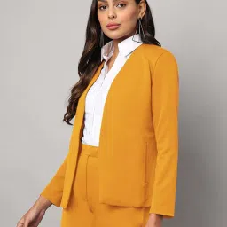 Brinns Mustard Regular Fit Blazer image 3