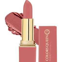Colors Queen Nude It Creamy Matte Lipstick 04 Coral Kiss - 3.6 gm-picture-29