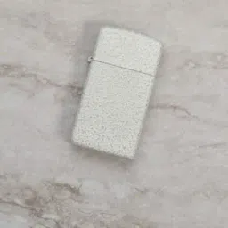Zippo Ivory Slim Mercury Glass Brass Pocket Lighter-image-5