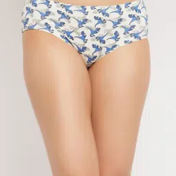 Clovia White Printed Hipster Panty-picture-25