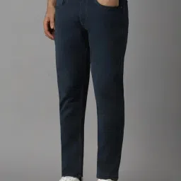 Louis Philippe Navy Regular Fit Jeans image 3