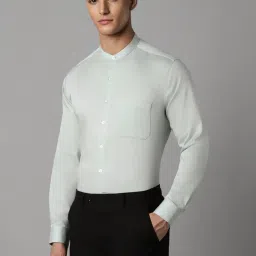 Louis Philippe Green Slim Fit Shirt image 3