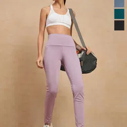 COLOR CAPITAL Women Pack of 4 Skin Fit Antimicrobial Tights-picture-15