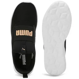 Puma Women's Flamecrest Black Walking Shoes image 3