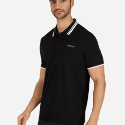 Skechers Black Regular Fit Polo T-Shirt image 3