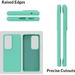 Sprig Back Cover for VIVO V30 (Blue) image 3