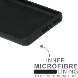 Sprig Liquid Silicone Back Cover for Mi 13 Pro (Black) image 3