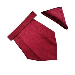 VOICI Men Maroon Paisley Design Cravats & Pocket Square Combo Ties-picture-23