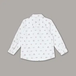 Juniors by Lifestyle White Cotton Printed Full Sleeves Shirt image 3