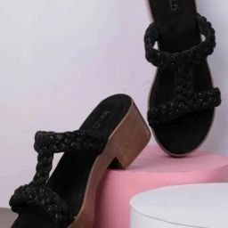 Inc.5 Women's Black Casual Sandals-picture-17