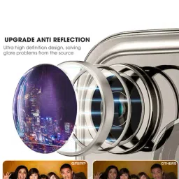 Gripp 3In1 Focal Camera Lens Protector for Iphone 15 Pro & Iphone 15 Pro Max - Grey/Gold image 5