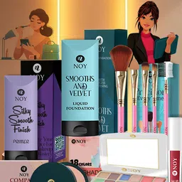 NOY Set Of 10 Long Lasting Waterproof Makeup Combo image 1