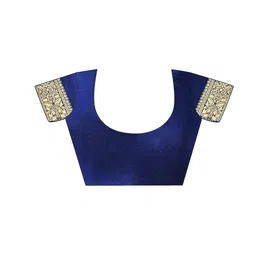 SANISA Ethnic Motifs Zari Silk Blend Handloom Saree image 5