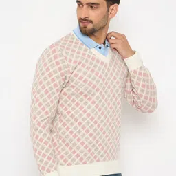 Duke Men Checked Pullover image 5