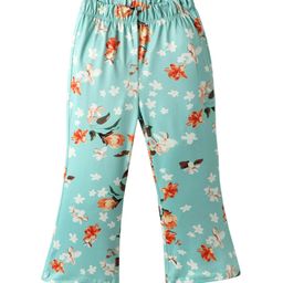 CrayonFlakes Girls Printed Flared Ankle Length Leggings-picture-2