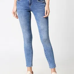 Kraus Jeans Women Skinny Fit High-Rise Light Fade Jeans-picture-25