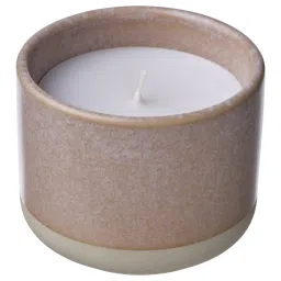 ikea lugnare Scented candle in ceramic jar, Jasmine/pink, 25 hr-picture-19