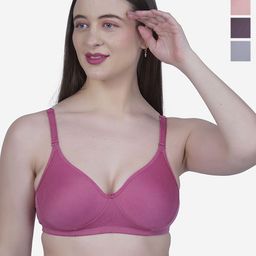 SHYAM SONS FLAIR Navya Pack of 4 Seamless Lightly Padded T-shirt Bras With All Day Comfort-picture-47