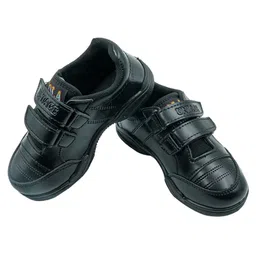 Priaansha Kids Uniage Text Detailed Velcro Closure Shoes - Black-picture-28