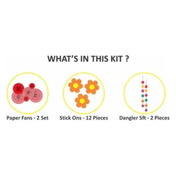 Untumble Ganesh Chaturthi Decoration Items for Simple House Vinayagar Chaturthi Decoration - Pack of 26 image 2