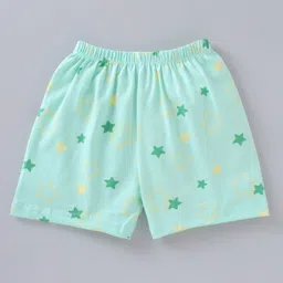 Kookie Kids Half Sleeves Top & Shorts Set Fairy Print - Yellow image 4