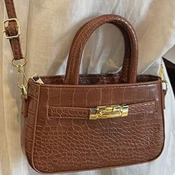 LULU & SKY Women Textured Structured Sling Bag image 2