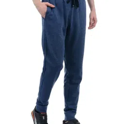 U.S. Polo Assn. Blue Regular Fit Self Pattern Joggers image 4