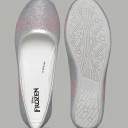 Kidsville Kids Girls Frozen Printed Silver Ballerina image 3