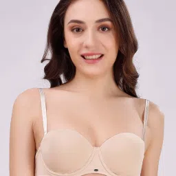 Soie Beige Balconette Bra image 3