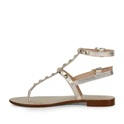 Saint G Women's Irene Silver Ankle Strap Sandals image 3