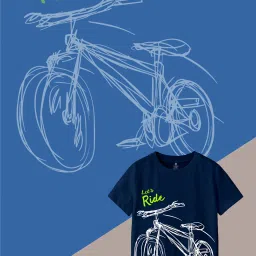 Codez Kids Blue Printed T-Shirt (Pack Of 2) image 3