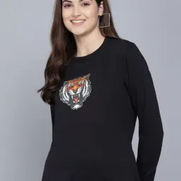 Kotty Black Printed Sweatshirt-image-42