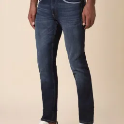 Allen Solly Navy Skinny Fit Jeans image 3
