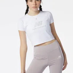 New Balance White Logo Printed T-Shirt-image-17