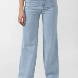 Forever 21 Blue Cotton Mid rise Regular fit Jeans-image-10