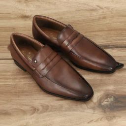 Louis Philippe Men's Brown Formal Loafers-picture-44