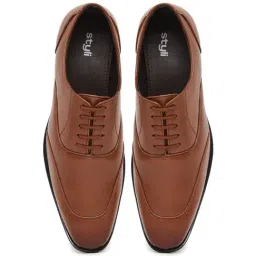 Styli Men's Brown Oxford Shoes image 2