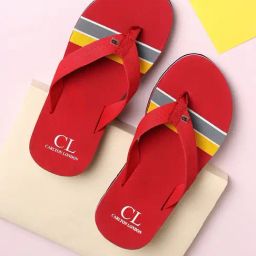Carlton London Men's Red Flip Flops-picture-7