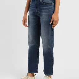Levi's Blue Cotton Relaxed Fit Mid Rise Jeans image 3