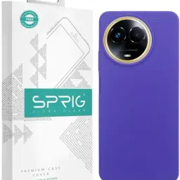 Sprig Back Cover for REALME C67 5G (Purple)-picture-35