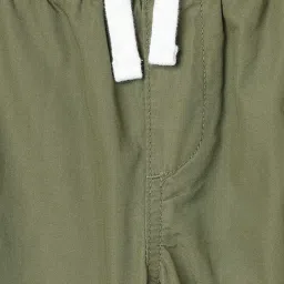 TOMMY HILFIGER Wild Olive Solid Regular Fit Cargo image 3